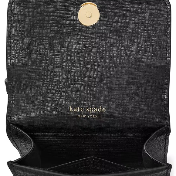 Kate Spade Madison north Black cell phone Crossbody Bag. NWT - Picture 3 of 7